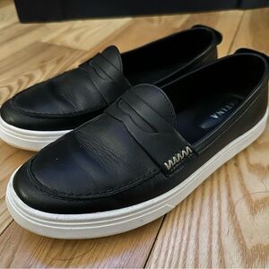 Portland Leather Shoes Patina Black Boardwalk Penny Loafers size 8